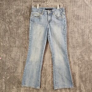 Calvin Klein Jeans Womens 28/6 Boot‎ Cut Light Wash Jeans Y2K flare vintage look